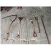 Image 1 : Scythe, Hay Knife, 2 Scufflers, Brush Knife, Coal Fork