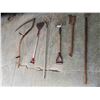 Image 4 : Scythe, Hay Knife, 2 Scufflers, Brush Knife, Coal Fork