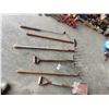 Image 1 : 3 Forks, Shovels,Edger, Grass Whip