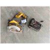 Image 1 : 3 Power Tools - Dewalt Circular Saw, Dewalt 3/8 Drill ,