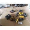 Image 1 : Dewalt Cordless Tools - 2 Drills, 1 Charger, 3 Batteries