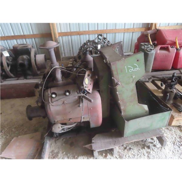4 Cycle Gas Engine Gauge Marked 'Oliver'