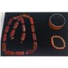 Image 1 : Collection of Red Beaded Costume Jewellery Necklace and Bracelets