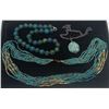 Image 1 : Collection of Blue Beaded Costume Jewellery Necklaces