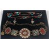 Image 1 : Collection of Multi Coloured Beaded Costume Jewellery Necklaces and Earrings