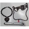 Image 1 : Collection of Wood Bead Costume Jewellery Necklaces and Bracelet