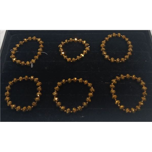 Collection of Six Matching Bracelets