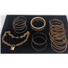 Image 1 : Collection of "Gold" Bangles and Necklace