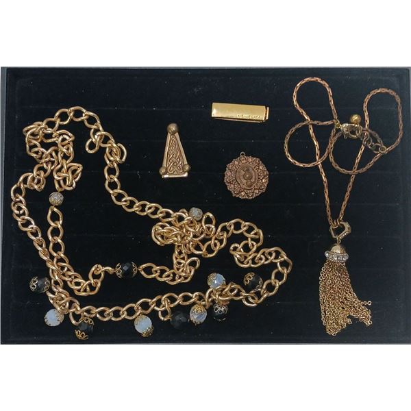 Collection of Costume Jewellery Necklaces and Brooches
