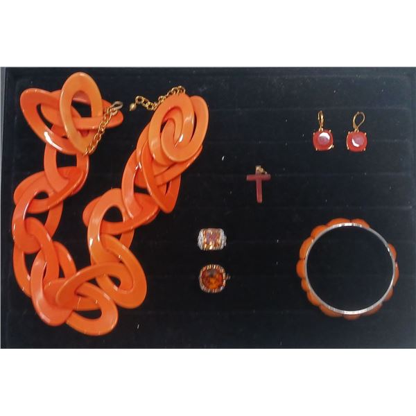 Collection of Costume Jewellery Necklace, Bracelet, Earrings, Rings and more