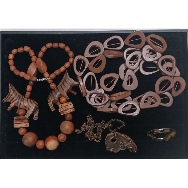Collection of Costume Jewellery Necklaces and Brooch