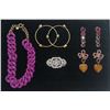 Image 1 : Collection of Costume Jewellery Necklace, Bracelets, Earrings and Brooch