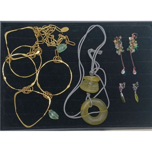 Collection of Costume Jewellery Necklaces and Earrings