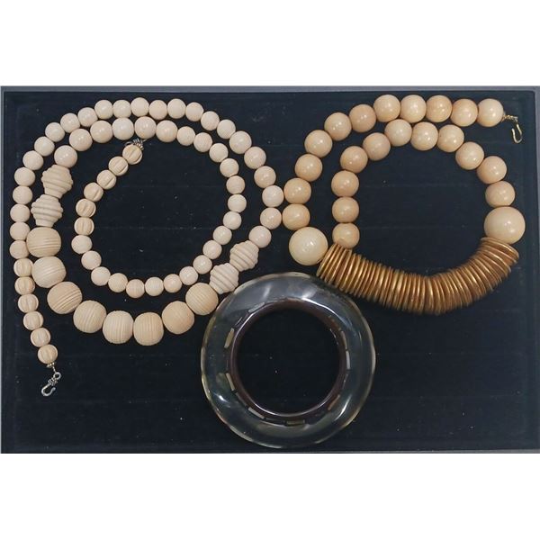 Collection of Costume Jewellery Necklaces and Bracelet