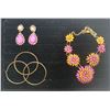 Image 1 : Collection of Costume Jewellery Necklace, Bracelet and Earrings