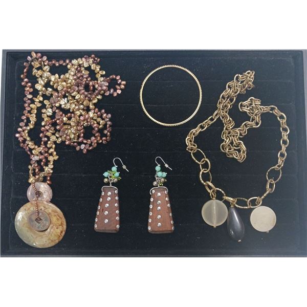 Collection of Costume Jewellery Necklaces Earrings and Bracelet
