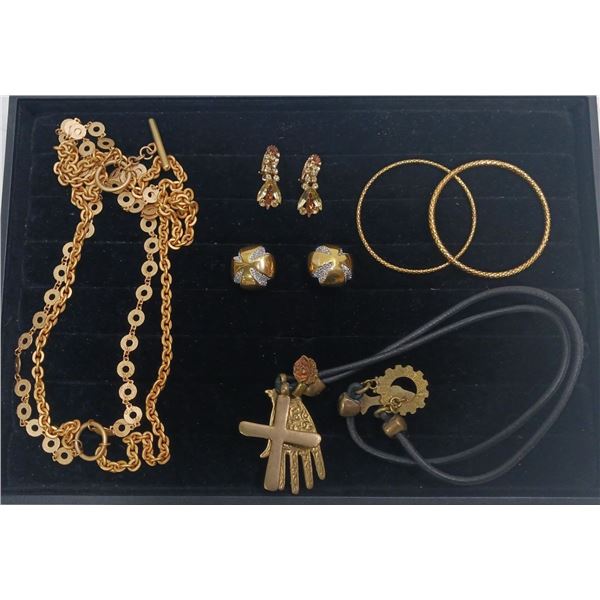 Collection of Costume Jewellery Necklaces Earrings and Bracelets