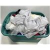 Image 1 : Bin of Various Types/Colours of Fabric (bin and all content included)