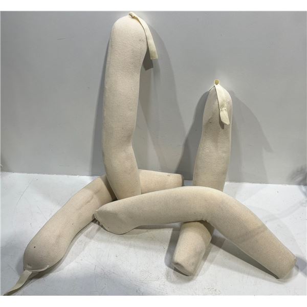 4 Stuffed Mannequin Arms