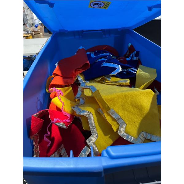 Bin of Medieval Collar Costume Pieces