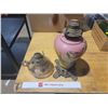 Image 3 : 2 coal oil lamps (no chimneys)
