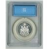 Image 2 : 1961 CCCS graded, Canadian silver 50 cent coin - PL65