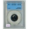 Image 1 : 1991 CCCS graded, Canadian 25 cent coin - UNC66