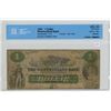 Image 1 : 1861 CCCS graded, Westmorland Bank 1 dollar bill - McAllister/Jones - 7070 - VG10