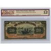 Image 1 : 1918 BCS graded, Bank of Nova Scotia 20 dollar bill - Various/Archibald - F12