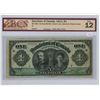 Image 1 : 1911 BCS graded, Dominion of Canada 1 dollar bill - Various/Boville - F12