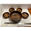 Image 1 : Wooden bowl set
