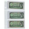 Image 1 : 3 Canadian 1967 Dollars