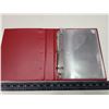 Image 2 : BCS red binder, w/ plastic bill holders