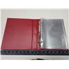 Image 2 : BCS red binder, w/ plastic bill holders