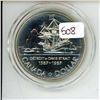 1587-1987 Canadian Silver Dollar; Davis Strait