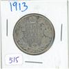 1913 Canadian silver 50 cent; George V