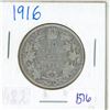 1916 Canadian silver 50 cent; George V.