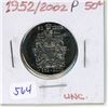 Image 1 : 1952/2002 Canadian 50cent UNC