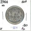 Image 1 : 1944 Canadian silver 50 cent