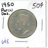 1950 Canadian Silver 50 cent coin