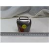 handpainted metal cow bell