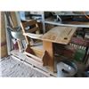 wooden student desk