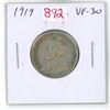 Image 1 : 1919 Canadian Silver 25 Cents. VF-30.