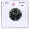 Image 1 : 1970 Canadian 25 Cents. Proof Like-65.