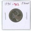 Image 1 : 1995 Canadian 25 Cents. Proof-67 with Ultra Heavy Cameo.