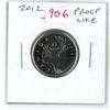 Image 1 : 2012 Canadian 25 Cents. Proof Like-65.