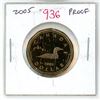 Image 1 : 2005 Canadian Loonie Dollar. Proof with Ultra Heavy Cameo.