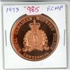 Image 1 : 1973 RCMP Centennial bronze medal. BU.