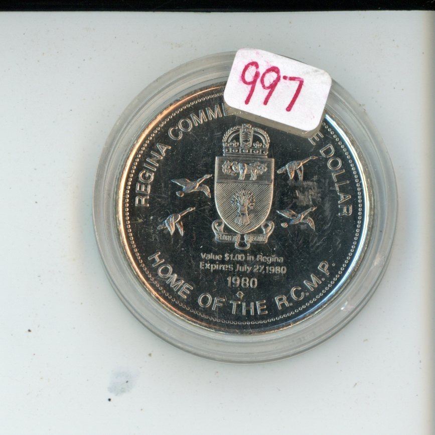 1980 Regina Trade Dollar. Louis Riel, famous Metis leader who was ...