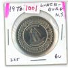 1978 Lunenburg, Nova Scotia Trade Dollar. 225th Anniversary of the founding of this town. Bluenose. 